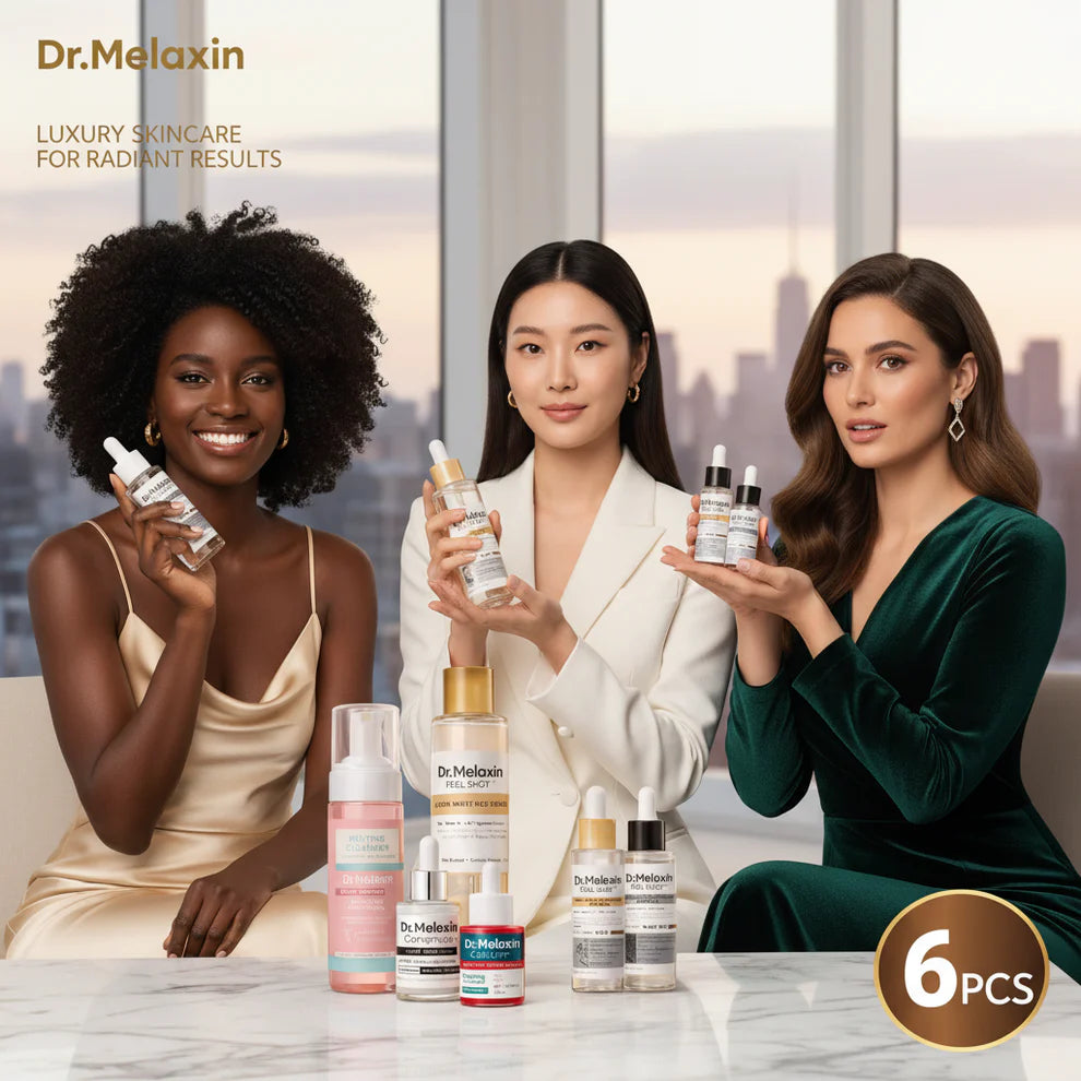 Dr. Melaxin™ Glass Skincare set (6-Pc Set)