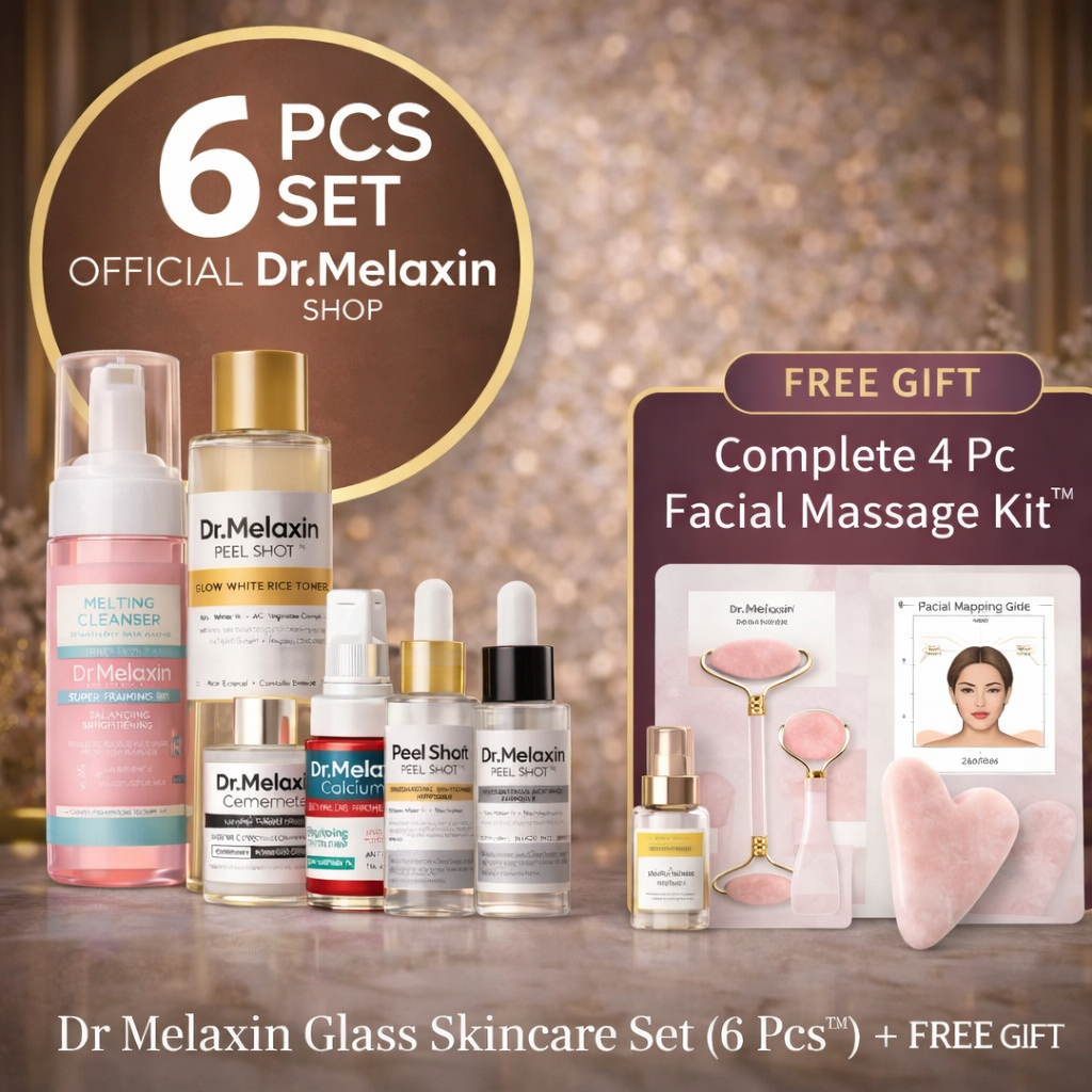 Dr Melaxin Premium Glass Skincare (6-pc Set)™