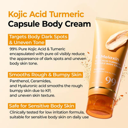 Dr.Melaxin Kojic Acid Turmeric Face & Body Care Set (4 Pcs)
