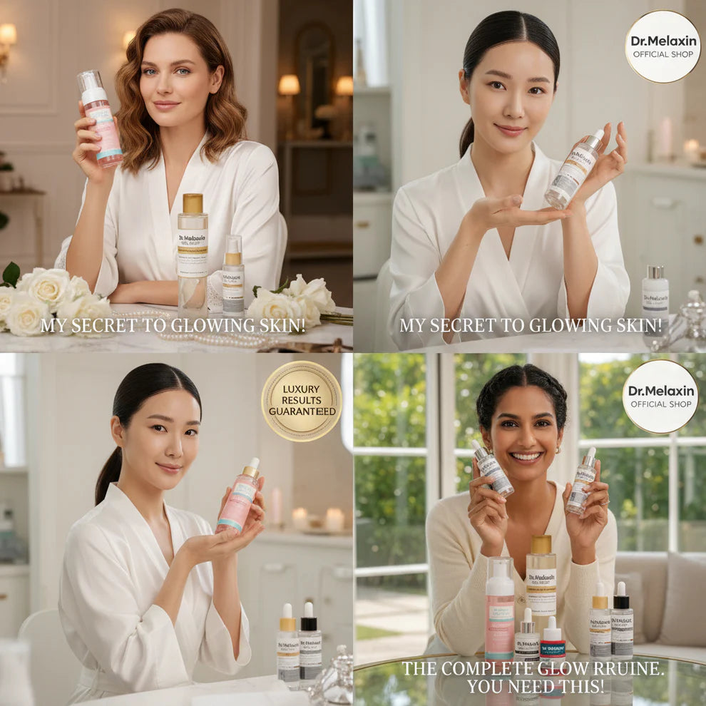 Dr. Melaxin™ Glass Skincare set (6-Pc Set)