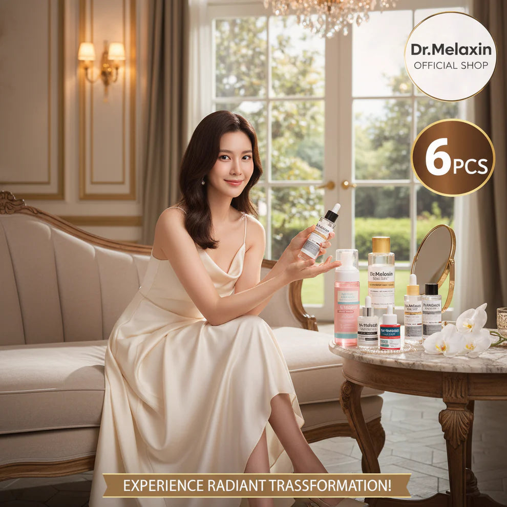 Dr. Melaxin™ Glass Skincare set (6-Pc Set)