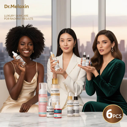 Dr. Melaxin™ Glass Skincare set (6-Pc Set)