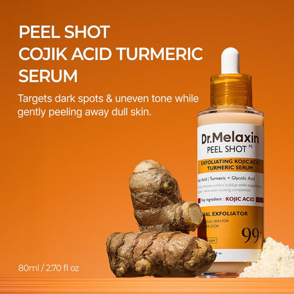 Dr.Melaxin Kojic Acid Turmeric Face & Body Care Set (4 Pcs)
