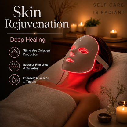 LumiGlow™ LED Face Therapy Mask