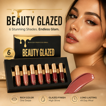 LuxeGlaze™ 6-Piece Velvet Matte Lip Collection
