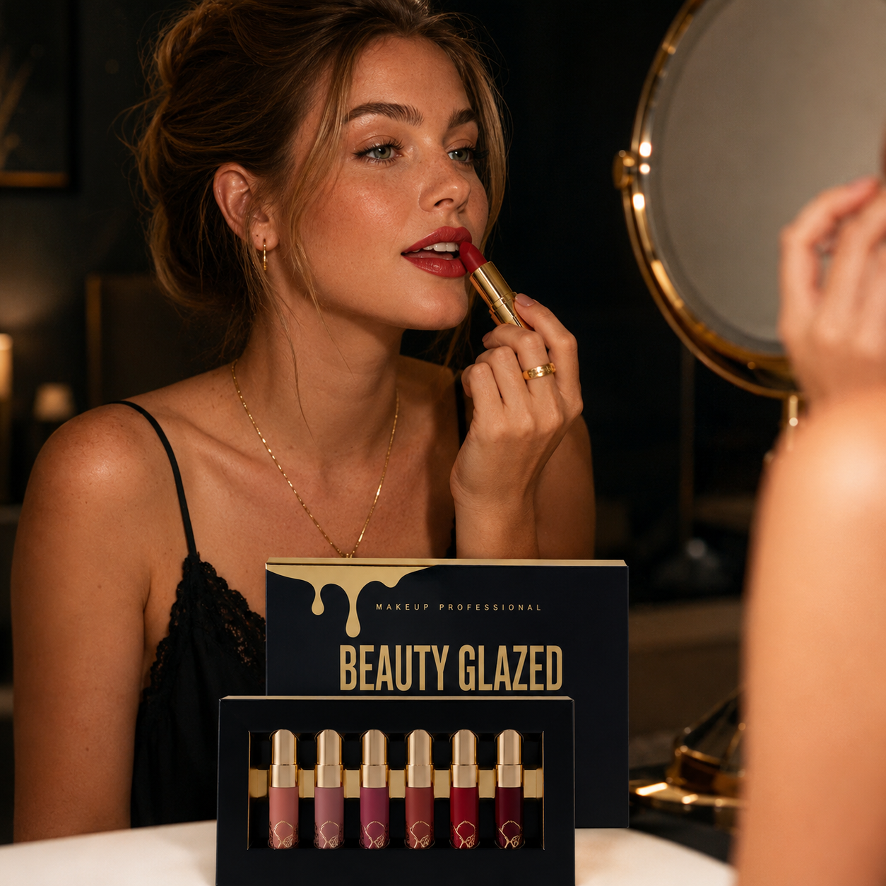 LuxeGlaze™ 6-Piece Velvet Matte Lip Collection