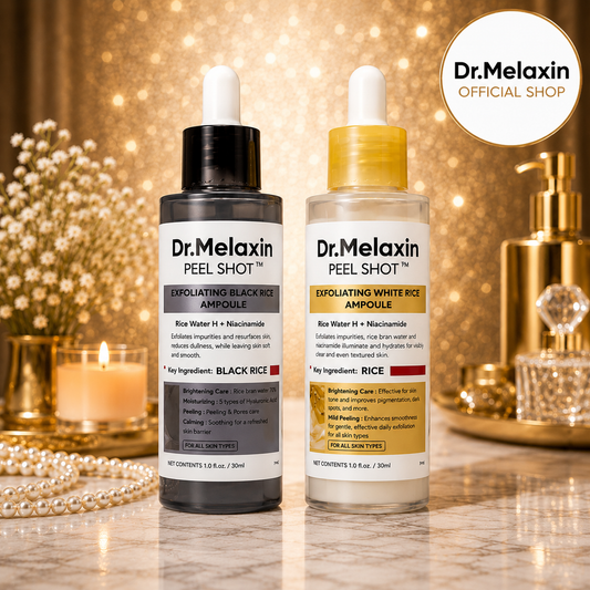 Dr Melaxin™ Peel Shot Glow Rice Ampoule Duo