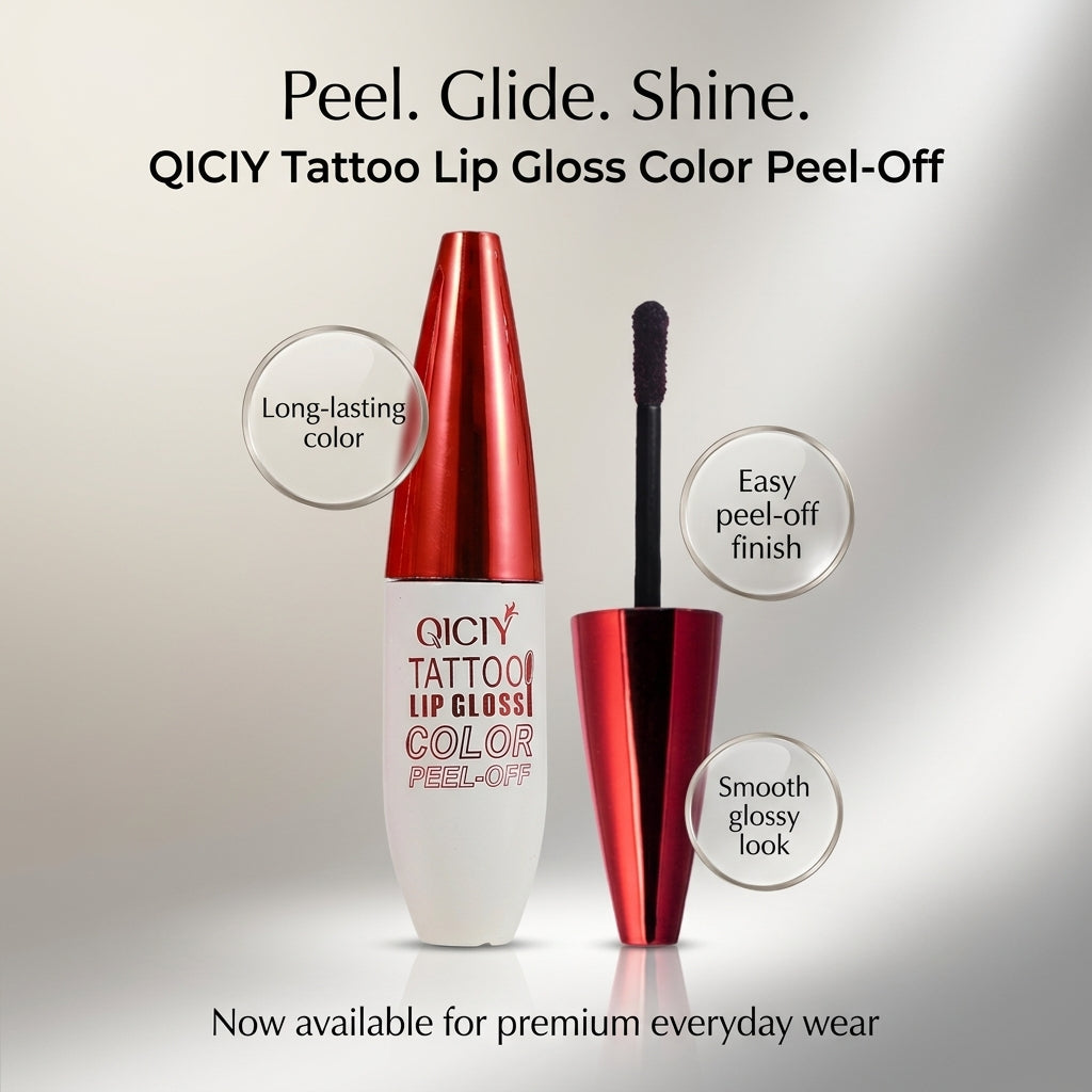 Tattoo Lip Gloss Peel-Off™ | Waterproof & Long-Lasting