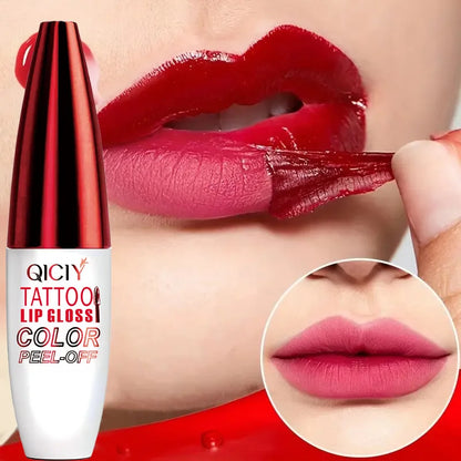 Tattoo Lip Gloss Peel-Off™ | Waterproof & Long-Lasting