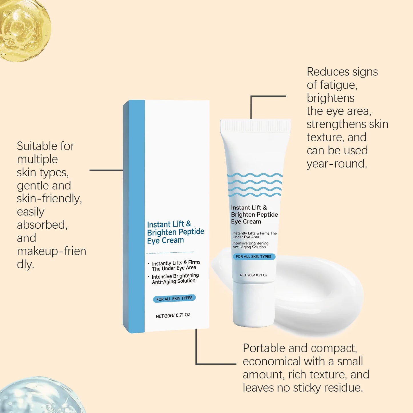 Instant Lift & Brighten Peptide Eye Cream™