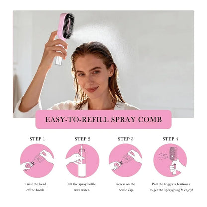 Hydra-Mist Detangling Brush™