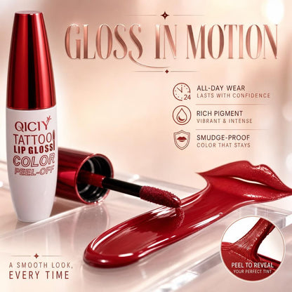 Tattoo Lip Gloss Peel-Off™ | Waterproof & Long-Lasting