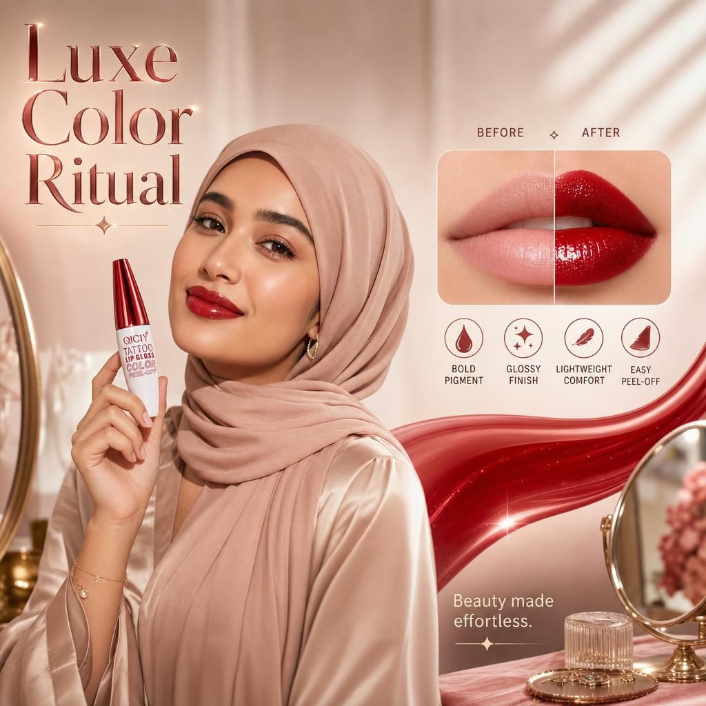 Tattoo Lip Gloss Peel-Off™ | Waterproof & Long-Lasting